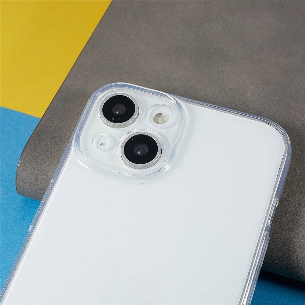 For iPhone 14 Plus Super Slim Phone Protective Cover Transparent TPU Case with Precise Lens Cutout - 7