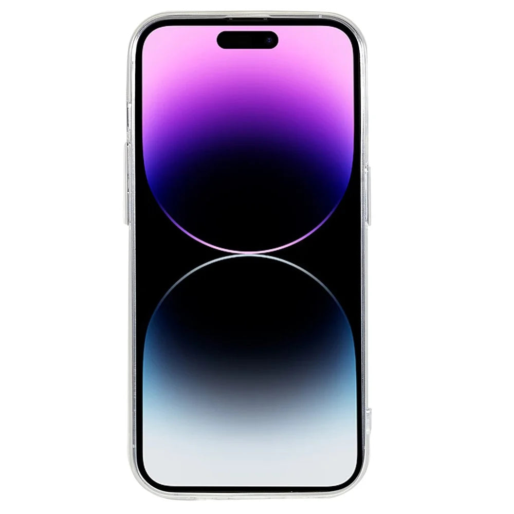 For iPhone 14 Pro Precise Lens Cutout Back Cover Ultra Thin Soft TPU Transparent Phone Case - 3