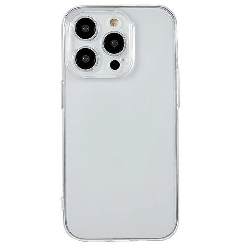 For iPhone 14 Pro Max Precise Lens Cutout Transparent Drop-proof Cover Mobile Phone Slim TPU Case - 1