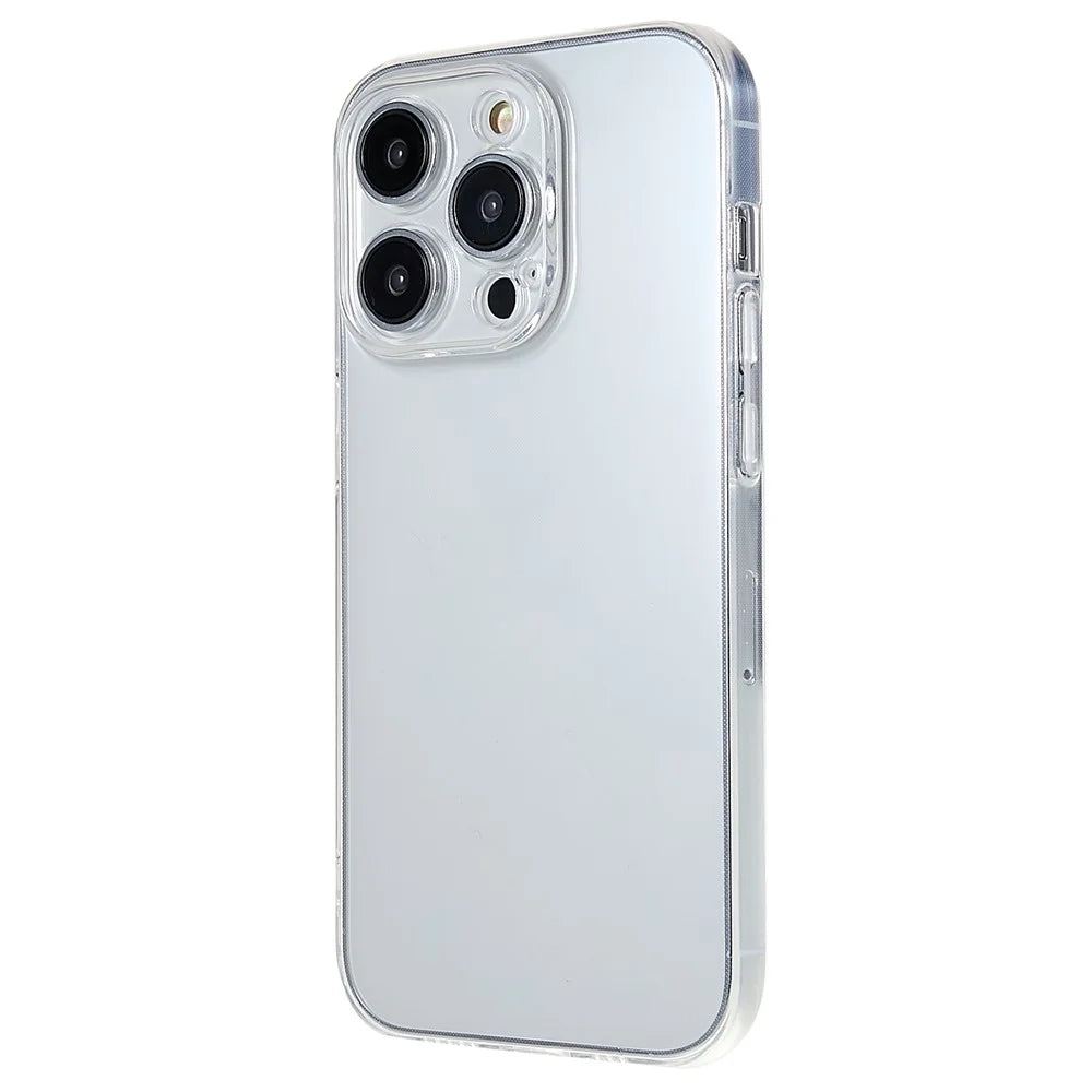 For iPhone 14 Pro Max Precise Lens Cutout Transparent Drop-proof Cover Mobile Phone Slim TPU Case - 2