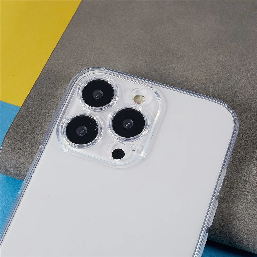 For iPhone 13 Pro 6.1 inch Clear TPU Cover Precise Lens Cutout Ultra Thin Anti-scratch Cell Phone Case - 7