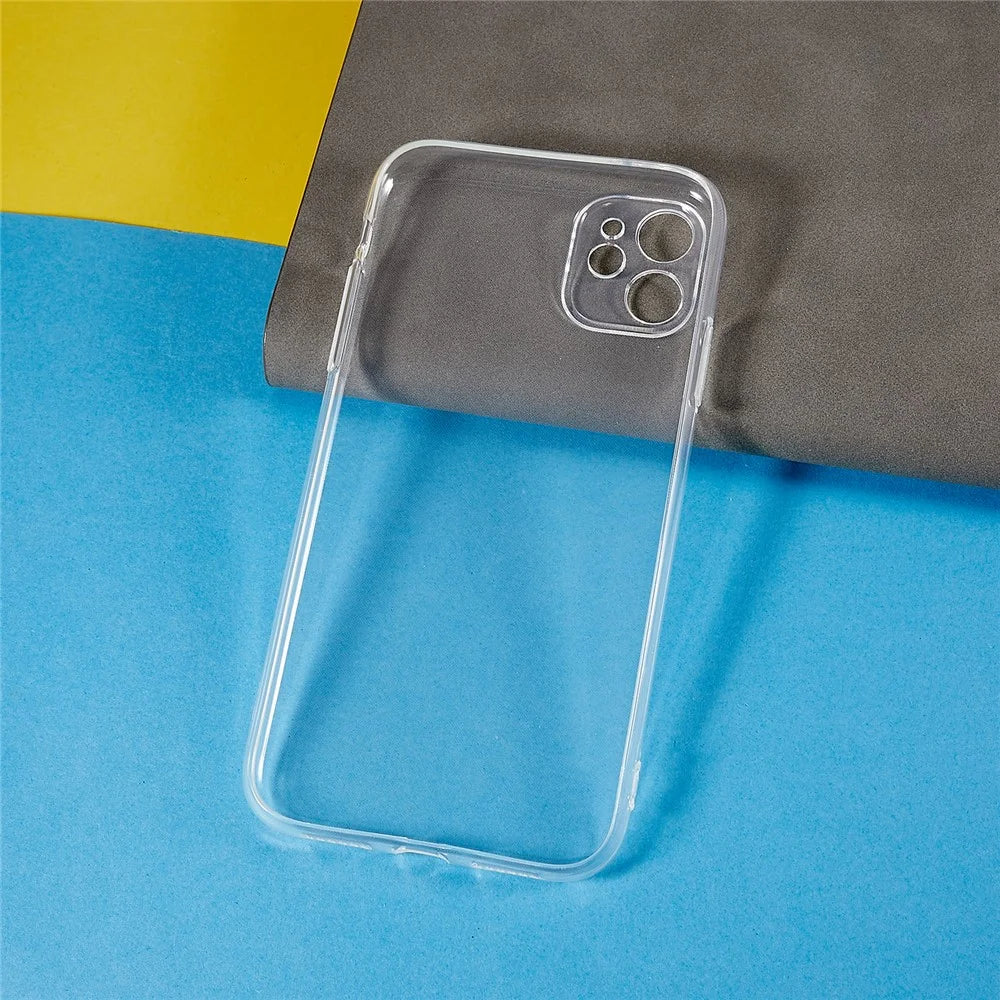For iPhone 11 6.1 inch Precise Lens Cutout Transparent Anti-scratch TPU Cover Ultra Thin Phone Case - 4