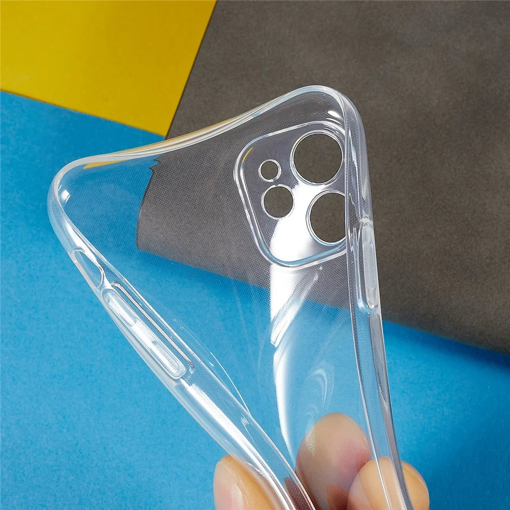 For iPhone 11 6.1 inch Precise Lens Cutout Transparent Anti-scratch TPU Cover Ultra Thin Phone Case - 5