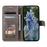 For Nokia C31 4G Mobile Phone Shell Imprinted Mandala Flower Pattern Wallet Stand Phone Cover Case with Strap - Grey - 2