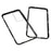 For Samsung Galaxy S23+ Full Body Case Magnetic Tempered Glass Double-Sided Phone Case - Black - 5