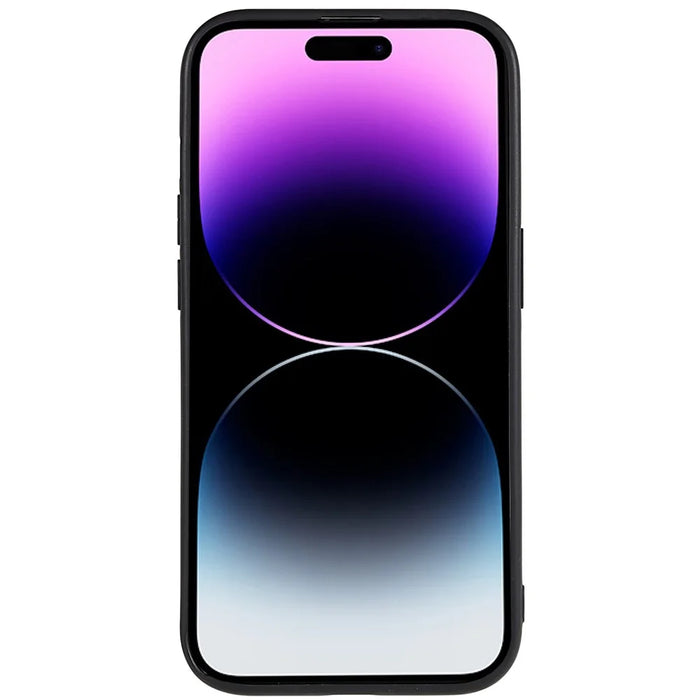 For iPhone 14 Pro Max Epoxy Mobile Phone Case Star Planet Pattern Soft TPU Shockproof Back Cover - Black - 2