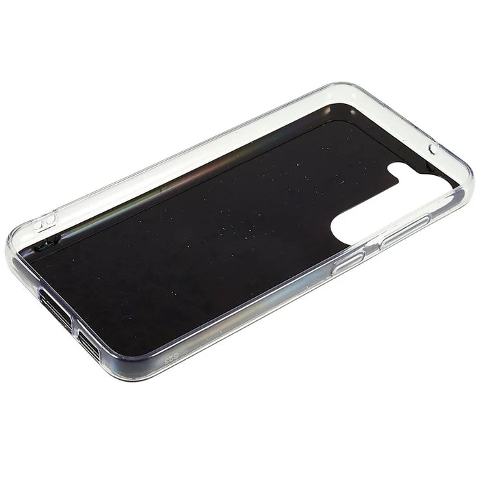For Samsung Galaxy S23+ Starry Sky Sparkle Epoxy Phone Case Shockproof TPU Protective Back Cover - Black - 6