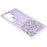 For Samsung Galaxy S22 Ultra 5G Back Cover, Starry Sky Sparkle Epoxy Phone Case Soft TPU Protective Shell - Purple - 5