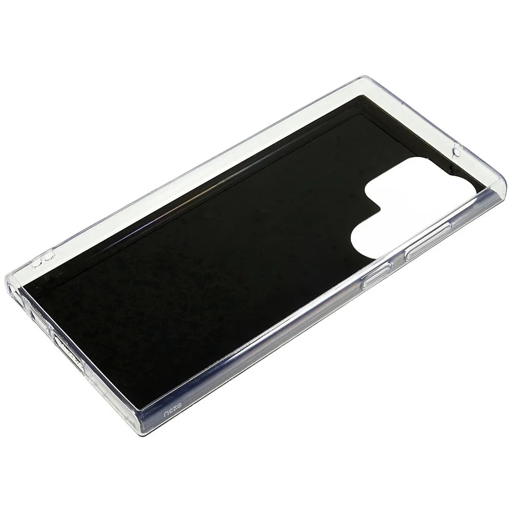For Samsung Galaxy S23 Ultra Fall-proof Back Cover, Starry Sky Sparkle Epoxy Phone Case Soft TPU Protective Shell - Black - 6
