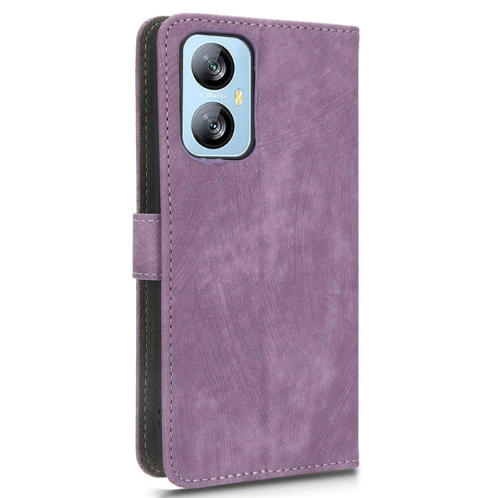 For Blackview A52 4G / A52 Pro 4G Phone Stand Case RFID Blocking PU Leather Magnetic Mobile Phone Cover Wallet - Purple - 6