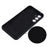 For Samsung Galaxy A34 5G Scratch-resistant Liquid Silicone Case Cell Phone Cover Protector with Strap - Black - 6
