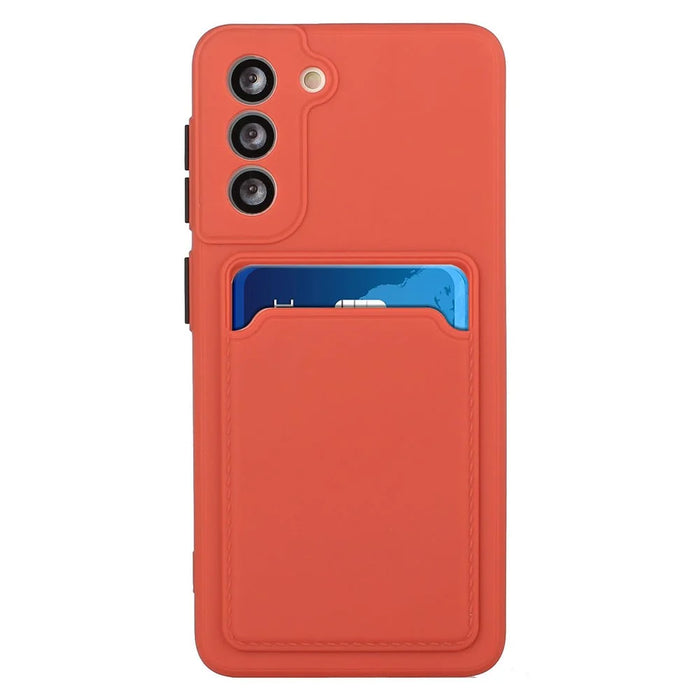 For Samsung Galaxy S23+ Mobile Phone Case Soft TPU Drop-proof Cover with Card Slot - Rose - 5