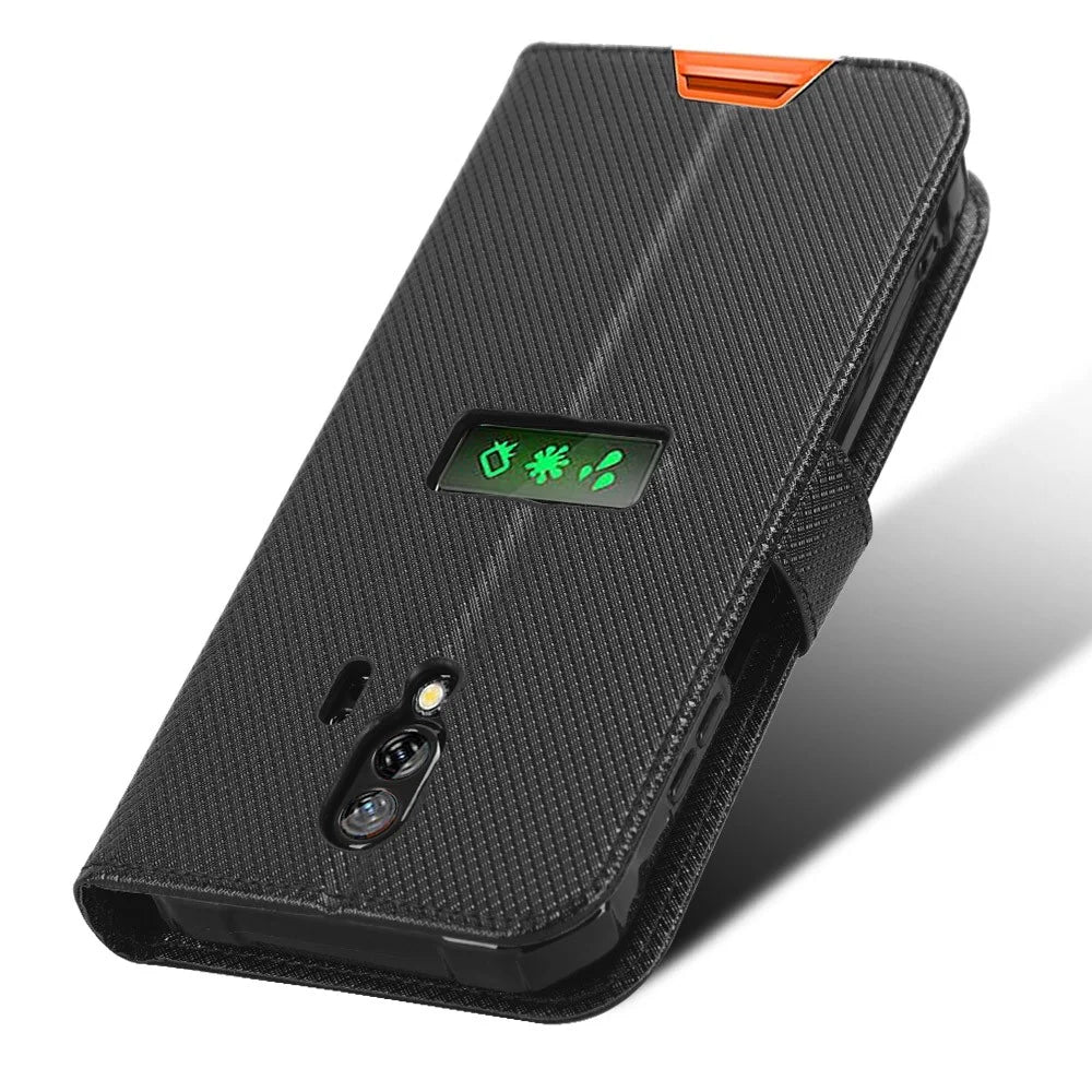 For Blackview BV7200 4G Phone Wallet Case Stand Diamond Texture PU Leather Cell Phone Cover - Black - 4