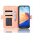 For Blackview BV7200 4G Multiple Card Slots Phone Leather Cover Stand Wallet Protective Phone Case - Pink - 2