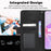 For Blackview BV7200 4G Multiple Card Slots Phone Leather Cover Stand Wallet Protective Phone Case - Pink - 5