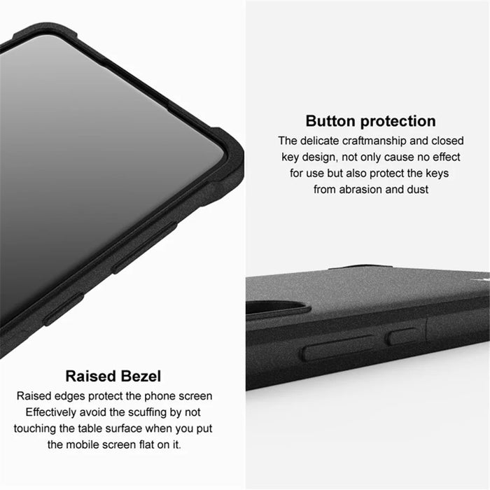 IMAK For OnePlus 11 5G Matte Soft TPU Phone Back Cover Four Corners Airbag Drop-proof Smartphone Case - Grey - 4