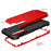 For Samsung Galaxy S23+ Drop Protection 3-In-1 Phone Shell PC+Silicone Phone Case Shockproof Mobile Phone Cover - Red - 2