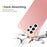 For Samsung Galaxy S23 Ultra Hard Plastic+Silicone Phone Case Shockproof Cell Phone Cover - Rose Gold - 3