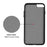 For iPhone SE (2020) / SE (2022) / 7 / 8 4.7 inch PU Leather + TPU Protective Cover Imprinted Rhombus Grid Pattern Rotation Ring Kickstand Phone Case - Brown - 6