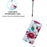 For Samsung Galaxy A14 5G / 4G PU Leather Phone Case Wallet Stand Pattern Printing Cover - Peacock Flower - 4
