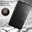 Wallet Phone Case for Google Pixel 7a , PU Leather Imprinted Rhombus Pattern Flip Folio Stand Phone Cover - Black - 6