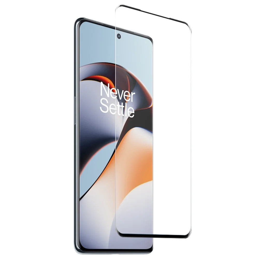 NORTHJO For OnePlus 11R 5G / Ace 2 5G / 11R 5G TPU Case Phone Cover + Crystal Clear Tempered Glass Screen Protector - Transparent - 2