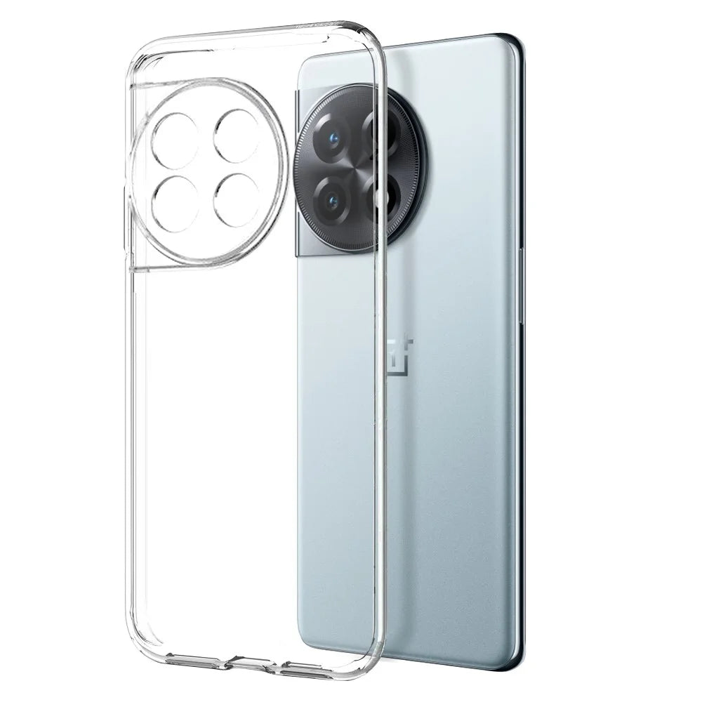 NORTHJO For OnePlus 11R 5G / Ace 2 5G / 11R 5G TPU Case Phone Cover + Crystal Clear Tempered Glass Screen Protector - Transparent - 3