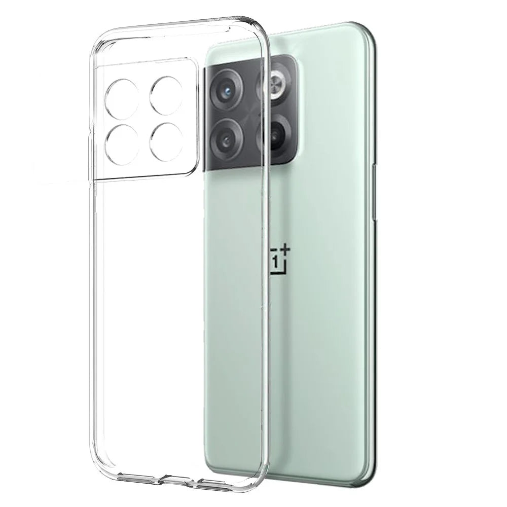 NORTHJO For OnePlus 10T 5G / Ace Pro 5G TPU Case Phone Cover + HD Clear Tempered Glass Screen Protector - Transparent - 3