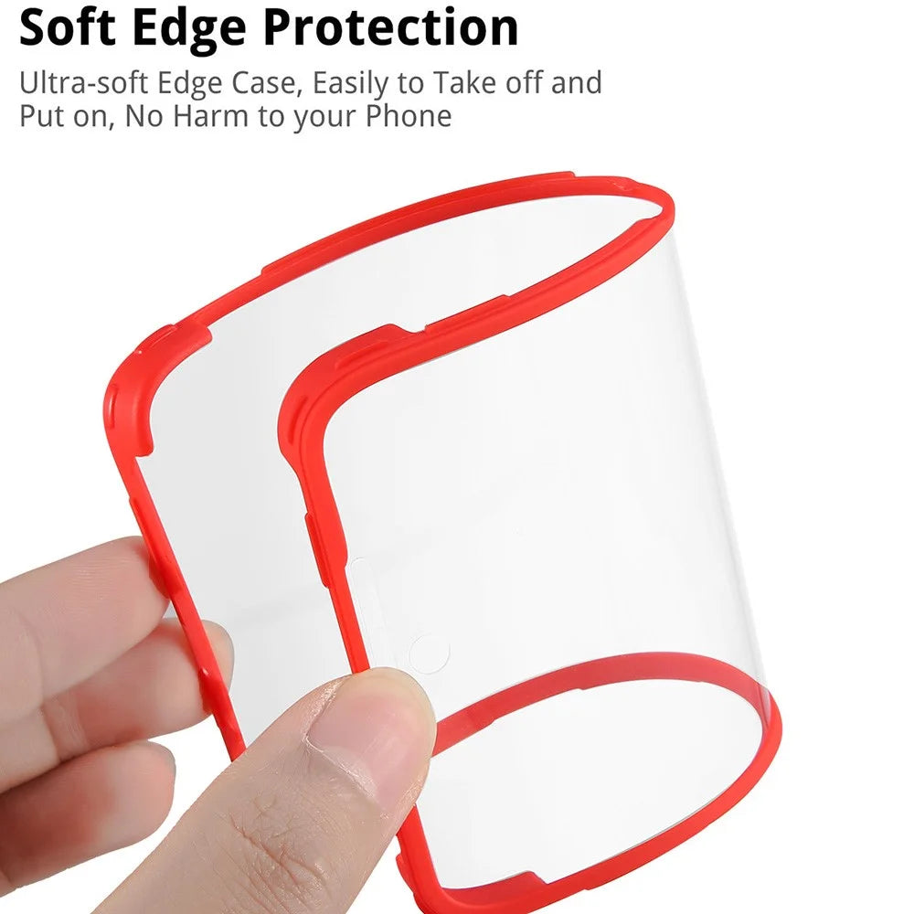 For Samsung Galaxy S23 Ultra Phone Case Camera Lens Protection Acrylic+TPU Phone Cover with PET Screen Film - Red - 4