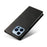 Flip Phone Case Wallet for iPhone 13 Pro Max 6.7 inch , Magnetic Leather Stand Calf Texture Cover - Black - 4