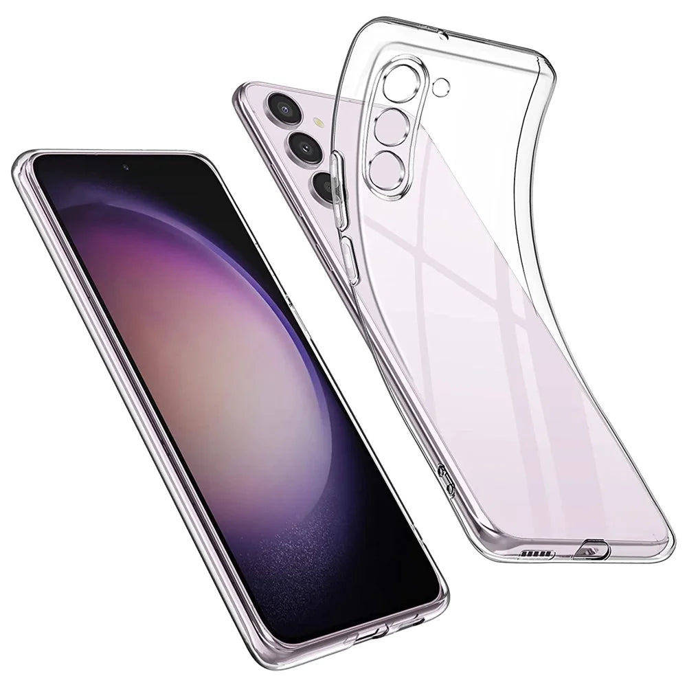 For Samsung Galaxy S23 Super Clear TPU Phone Case Anti-fingerprint Mobile Phone Shell Cover - 1