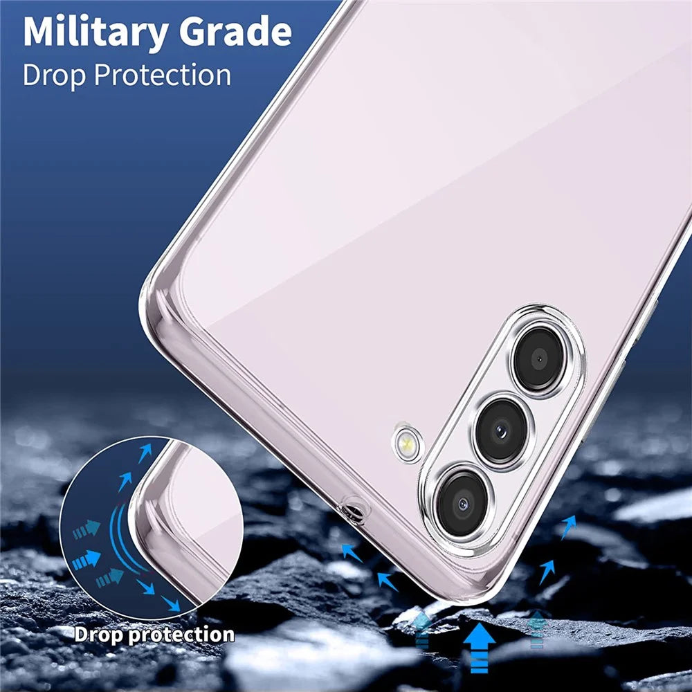 For Samsung Galaxy S23 Super Clear TPU Phone Case Anti-fingerprint Mobile Phone Shell Cover - 6