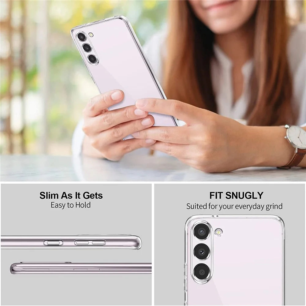 For Samsung Galaxy S23 Super Clear TPU Phone Case Anti-fingerprint Mobile Phone Shell Cover - 7