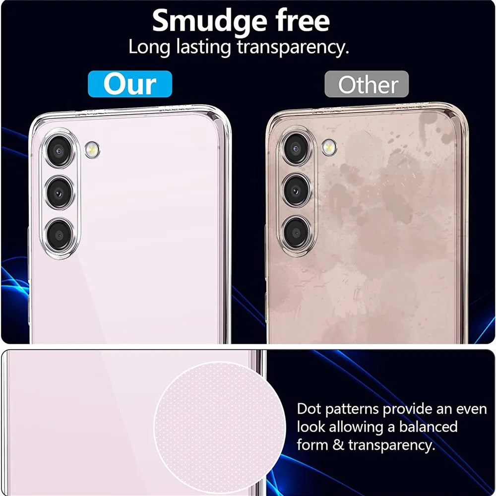 For Samsung Galaxy S23+ Drop Protection TPU Phone Case Anti-fingerprint Cell Phone Cover - 2