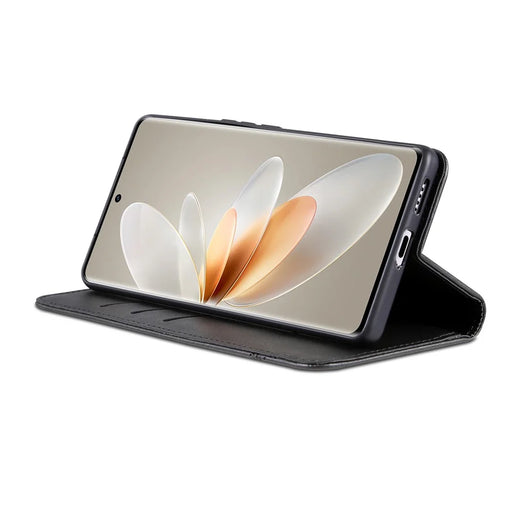 AZNS For vivo S16 / S16 Pro Phone Stand Case PU Leather Wallet Magnetic Phone Cover - Black - 2