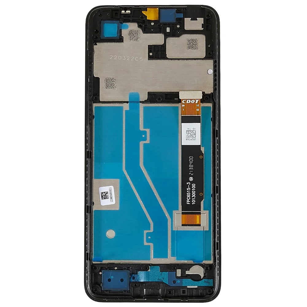 For TCL 30 SE / TCL 30E Grade B LCD Screen and Digitizer Assembly + Frame Replacement Part (without Logo) - 3