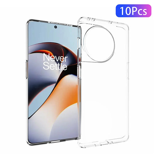 10Pcs  /  Pack For OnePlus 11R 5G / Ace 2 5G Phone TPU Case Inner Watermark-Free Transparent Phone Cover - 1