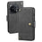 IDEWEI For OnePlus 11 5G Phone Flip Case Fine Texture TPU+PU Leather Wallet Phone Stand Cover - Black - 1