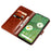 IDEWEI For Google Pixel 7a Anti-drop Cell Phone Cover Stand Wallet Protective PU Leather Phone Case - Brown - 2