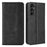 For Samsung Galaxy A14 5G / A14 4G Retro Texture Wallet Leather Stand Mobile Phone Case Phone Cover - Black - 1