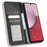 For Samsung Galaxy A14 5G / A14 4G Retro Texture Wallet Leather Stand Mobile Phone Case Phone Cover - Black - 2