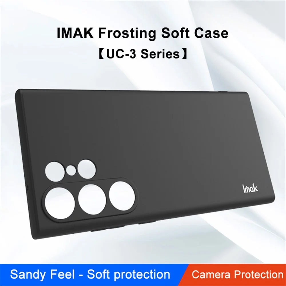 IMAK UC-3 Series for Samsung Galaxy S23 Ultra Cell Phone Case Slim Flexible TPU Matte Phone Cover Shell - 2