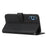 PU Leather Phone Cover For TECNO Spark 8P , Stand Wallet Full Protection Cell Phone Case with Strap - Black - 3