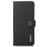 KHAZNEH For Samsung Galaxy A34 5G Phone Stand Case Wallet Genuine Cow Leather RFID Blocking Cover - Black - 7