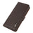 KHAZNEH For Sony Xperia 10 V Stand Wallet Phone Case RFID Blocking Genuine Cow Leather Phone Cover - Brown - 5