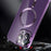 Phone Case For iPhone 14 Pro Max Compatible with MagSafe CD Texture TPU + PC Phone Cover - Purple - 4