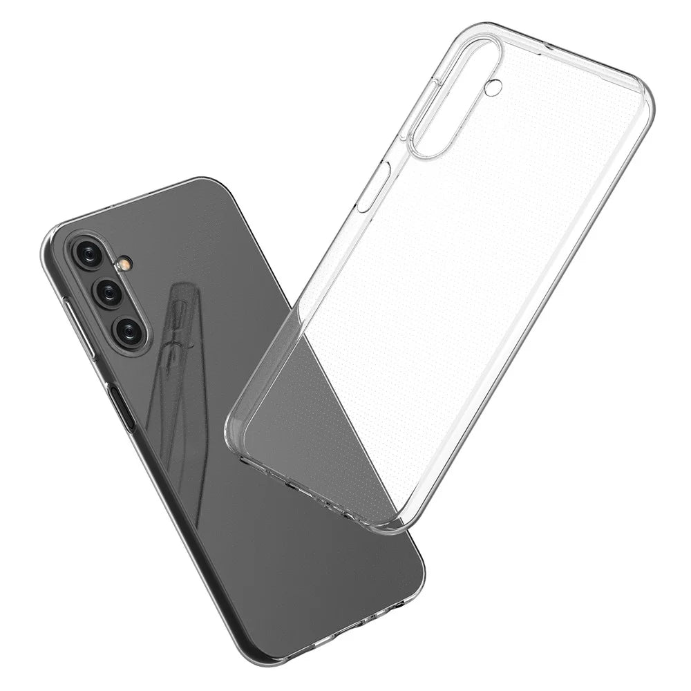 Phone Case for Samsung Galaxy A24 4G (162.1 x 77.6 x 8.3mm) Crystal Clear Soft TPU Mobile Phone Cover - 4