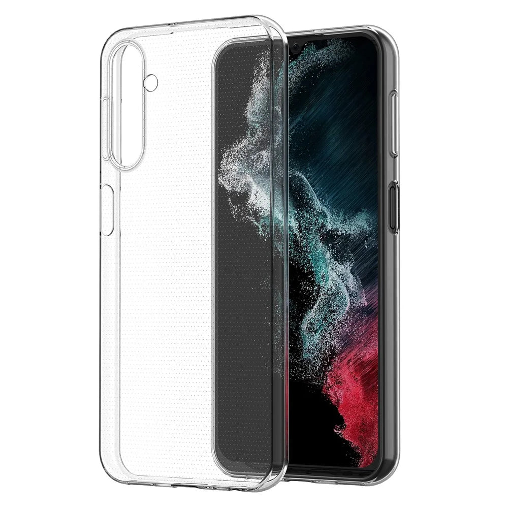 Phone Case for Samsung Galaxy A24 4G (162.1 x 77.6 x 8.3mm) Crystal Clear Soft TPU Mobile Phone Cover - 5