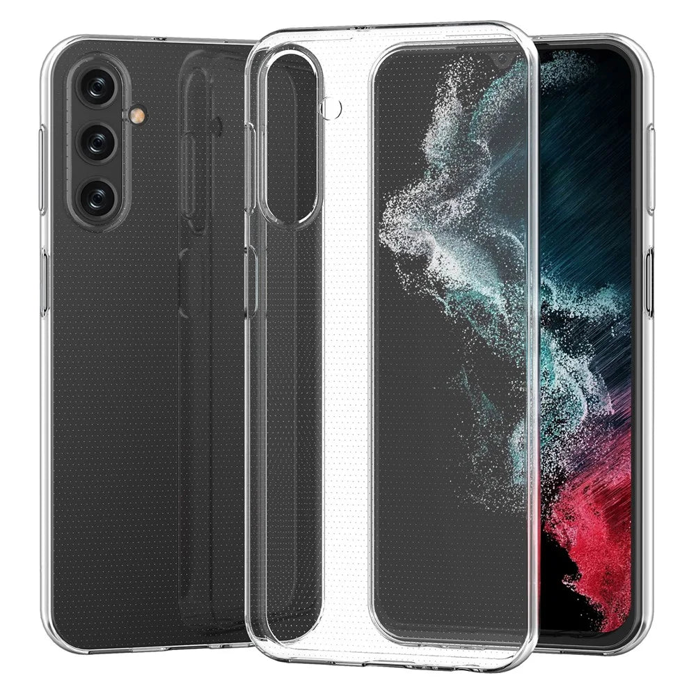 Phone Case for Samsung Galaxy A24 4G (162.1 x 77.6 x 8.3mm) Crystal Clear Soft TPU Mobile Phone Cover - 6