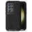 LOVE MEI For Samsung Galaxy S23 Ultra Cell Phone Case Silicone + Metal Shockproof Phone Cover (without Tempered Glass) - Black - 1